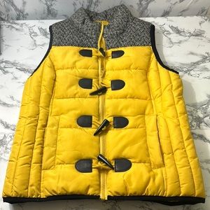 RuffHewn yellow and black vest size small